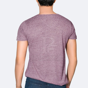 เสื้อยืดคอวีลำลอง ดีไซน์ใหม่ คุณภาพสูง เสื้อผ้าผู้ชาย แขนสั้น ผ้าฝ้ายแท้ 100% เป็นมิตรกับสิ่งแวดล้อม ขายตรงจากโรงงาน - Product Image 6