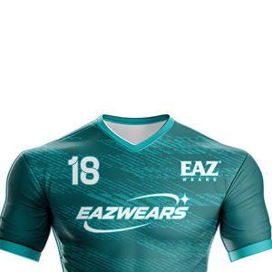 ชุดฟุตบอลกางเกงขาสั้นเสื้อเจอร์ซีย์แห้งเร็วระบายอากาศได้ดีชุดแข่งขันฟุตบอลออกแบบได้ตามต้องการ - Product Image 6