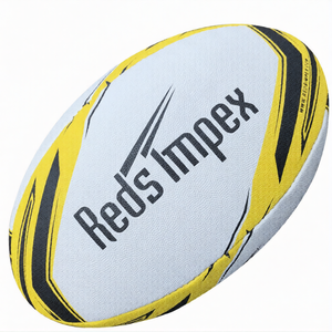 Ballon d'entraînement de rugby personnalisé en caoutchouc synthétique durable et léger, parfait pour le développement des compétences et les entraînements d'équipe - Product Image 1