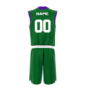Ensembles d'uniformes de basketball unisexes personnalisés grande taille de haute qualité, avec logo personnalisé, pour l'été, nouveaux uniformes de sublimation - Product Image 3