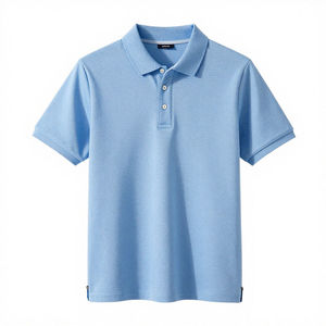 Chemises polo à manches courtes pour hommes, fabriquées directement en usine, anti-boulochage, tissu de haute qualité, t-shirt pour homme, vêtements décontractés. - Product Image 3