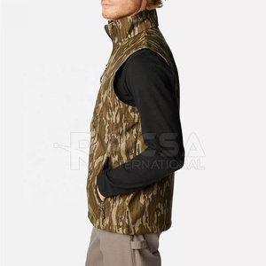 Chaleco de Caza, Sólido, Transpirable, Ropa de Invierno para Exteriores, Tejido Duradero de Poliéster/Algodón, Ajuste Ajustable para Actividades al Aire Libre - Product Image 2