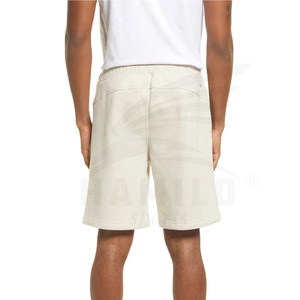 Shorts Bermuda en coton uni pour homme avec cordon de serrage à la taille et poches, style décontracté - Product Image 2