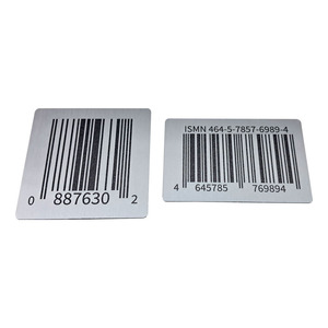 Etiqueta Metálica de Aluminio Personalizada con Código de Barras – Etiqueta de Identificación de Producción Impresa Digitalmente para Uso Industrial - Product Image 2