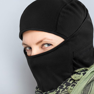 Balaclava unisexe décontractée et élégante à séchage rapide, produit tendance avec capuche respirante de couleur unie - Product Image 4