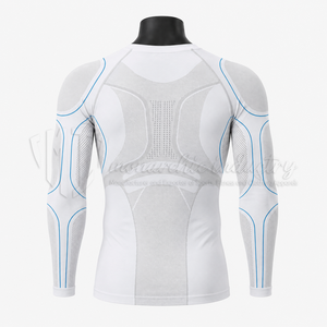 Custom Unisex <b>Long</b> <b>Sleeve</b> <b>Compression</b> <b>Shirt</b> Breathable Eco-Friendly Quick Dry Athletic Performance Rash Guard Sportswear - Product Image 2