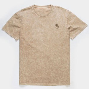T-shirt personnalisé de style nouveau, lavage à l'acide, polyester/coton, haute qualité, respirant, séchage rapide, écologique, manches courtes - Product Image 1