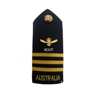 High-quality Embroidered Shoulder Epaulettes <b>Pin</b> Badge Design for Uniforms Offering clear Rank Display Professional Finish - Product Image 6