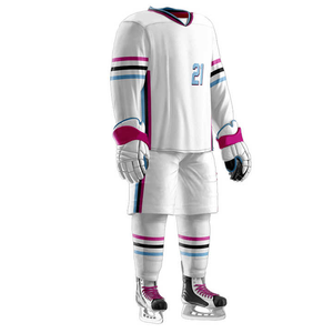 Ensemble d'uniformes de hockey sur glace personnalisés avec des coutures de qualité supérieure et un design athlétique 280g - Product Image 2