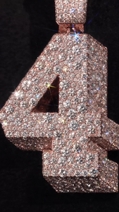 Moissanite Letter A Pendant Iced Out Hip Hop <b>Necklace</b> Custom <b>Initial</b> Jewelry Personalized Luxury Gift for Men Women - Product Image 3