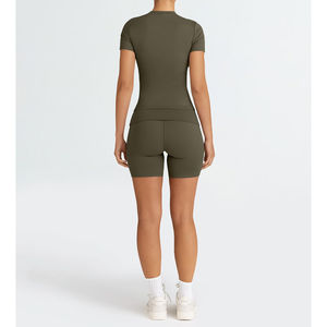 ชุดโยคะขาสั้นผู้หญิง ดีไซน์สวย ขายดีที่สุด สินค้าใหม่จากโรงงานโดยตรง จำหน่ายออนไลน์ - Product Image 5