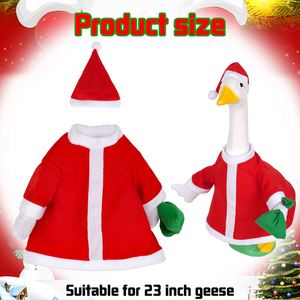 Adornos Navideños para Porche, Decoración Creativa para Navidad, Disfraz para Estatua de Ganso de Cemento para Jardín - Product Image 5