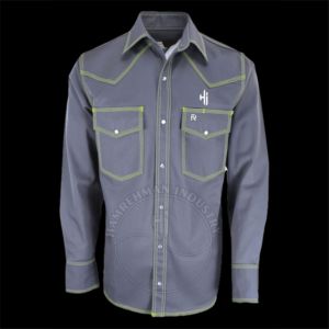 Welding <b>Shirts</b> Works <b>Shirt</b> For Sale Whole Sale Rate Good Quality Welding LONG Sleeves High Quality <b>Flame</b> Retardant Cotton - Product Image 3