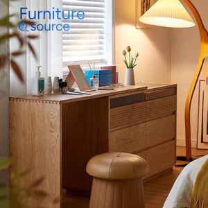 Choix de table élégant et moderne en bois MDF pour les essentiels de beauté quotidiens Caractéristique pliable pour la chambre ou le salon - Product Image 1