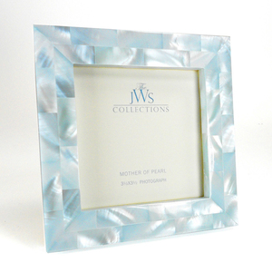 Handcrafted mother of pearl shell inlay photo <b>frame</b> for room accessories MOP pearlescent picture <b>frames</b> - Product Image 2