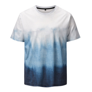 Conjunto de Camiseta y Pantalones Cortos de Verano con Estampado por Sublimación, de Secado Rápido, en Poliéster/Algodón, para Deportes al Aire Libre y Uso Casual - Product Image 2