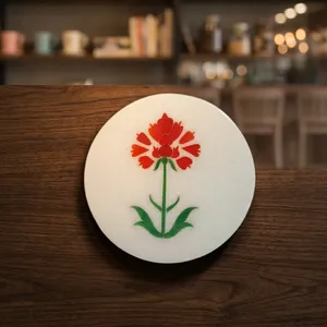 Premium Natural Marble <b>Coaster</b> Set Waterproof Heat Resistant <b>Drink</b> <b>Coasters</b> for Indoor Home Kitchen Restaurant and Cafe - Product Image 2