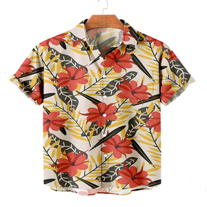 Camisa Polo Hawaiana de Secado Rápido con Protección UV 50+ y Logotipo Personalizado al por Mayor, Camisa de Playa con Botones para Hombre, Diseño Casual - Product Image 6