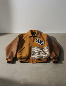 Veste de baseball premium pour homme, style streetwear, en polyester, à manches longues, prix usine, pas cher. - Product Image 1
