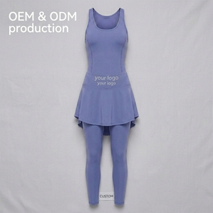 Ensemble de leggings et soutien-gorge de sport sans couture pour femmes, style sportif, compression légère, séchage rapide, pour pickleball et tennis - Product Image 3