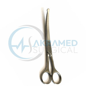 17cm Curved Pet Grooming <b>Scissors</b> Stainless Steel <b>Dog</b> Cat Hair Trimming Shears Veterinary Grooming Tool CE ISO Certified - Product Image 3