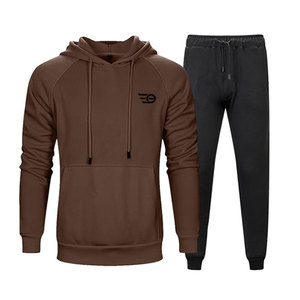 Conjunto Deportivo de Invierno para Hombre de Alto Rendimiento, con Capucha, Corte Regular, 100% Algodón, Tela Ligera, para Fitness, Running y Entrenamiento - Product Image 1