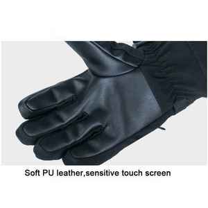 Power Hint Best Quality Men's Insulated Breathable Touchscreen Compatible <b>Ski</b> Leather <b>Gloves</b> Waterproof Windproof For Winter - Product Image 6