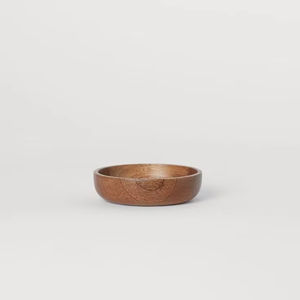 Tazón de Madera Natural Ecológico, Desechable, Hecho a Mano, de Lujo, Clásico, para Servir Alimentos, Acabado Liso, para Ensaladas, Sopas, Arroz - Product Image 1