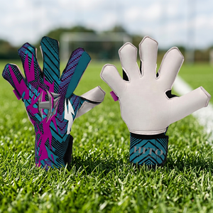 Gants de gardien de but professionnels personnalisés en cuir antidérapants, respirants, à doigts entiers, protection des mains, vêtements de sport unisexes - Product Image 3