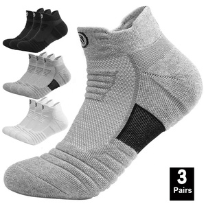 Calcetines de Running Profesionales OEM Personalizados al por Mayor, Gruesos y Acolchados, Antiampollas, de Spandex/Nylon/Algodón, de Secado Rápido - Product Image 5