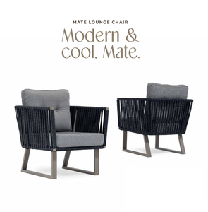 Sillón Moderno para Exteriores, de Tela, con un Solo Asiento, Tejido con Cuerda, para Patio o Jardín - Product Image 1