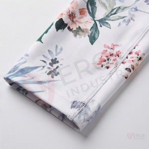 Women <b>Floral</b> Print Yoga Set Racerback Sports Bra High Waist <b>Leggings</b> 2 Piece Outfit - Product Image 6