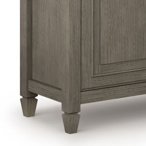 Mobiletto da ingresso grigio Connaught Farmhouse, elegante mobile da soggiorno - Product Image 4
