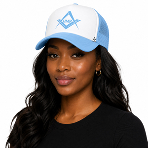 Tenue Maçonnique Héritage : Vêtements Grecs, Sœurauté, Fraternité, Broderie 3D en Relief, Haute Qualité, Blanc et Bleu, en Maille, Tenue Maçonnique - Product Image 4