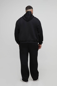 Manufactured Heavyweight 100% Cotton Fleece Thick Oversized <b>Men</b> Pullover <b>Hoodies</b> Custom Embossed Winter Streetwear <b>Hoodies</b> - Product Image 5