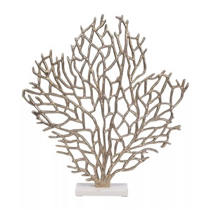 Modern Abstract Metal Sculpture Handmade Artistic Tabletop Decor Irregular Shape Silver Finish Living Room <b>Decoration</b> - Product Image 6