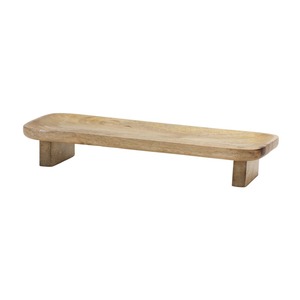Plateau de service en bois massif naturel de qualité supérieure, plateau en bois fait à la main pour la maison, la cuisine, l'hôtel, le restaurant, la restauration à un prix raisonnable - Product Image 1