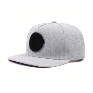 Unisex 5 Panel Adjustable <b>Snapback</b> <b>Cap</b> with Flat Bill Logo Patch Wholesale for Sports Casual Outdoor Travel Streetwear Style - Product Image 3