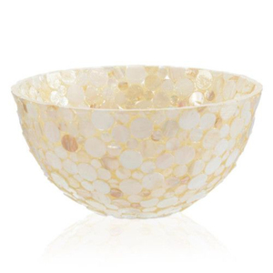 Bol élégant en os incrusté, écologique, à rayures noires et blanches, bol décoratif de luxe, centre de table pour la maison, bol à fruits - Product Image 4