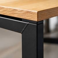 Bureau de direction moderne et contemporain en mélaminé durable, design modulaire avec armoire de rangement pour usage domestique et commercial - Sans LED, vente en gros