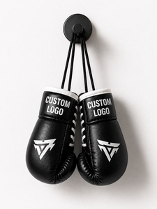 Guantes de Boxeo Mini Personalizados con Logotipo |   Adorno Colgante Ligero e Impermeable para Coche y Accesorios para Espejo Retrovisor |   Cuero Sintético - Product Image 2
