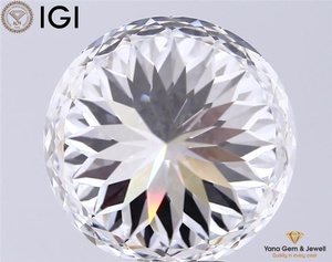 Diamant de laboratoire CVD de 1,00 carat, couleur E, clarté VVS2, avec certificat IGI, taille portugaise, pour collection nuptiale - Product Image 5