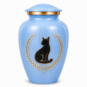 Beautiful Maroon Gold Paw Wings with Lace Engraved Memorial Cremation Urn for <b>Pets</b> Funeral <b>Ashes</b> - Product Image 6
