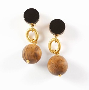 Boucles d'oreilles pendantes en bois tendance 2026 pour femme, faites à la main, rustiques, personnalisées, pour fêtes et usage quotidien, bijoux fantaisie - Product Image 6