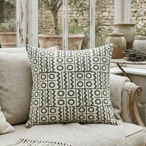 Soft Block Print <b>Sofa</b> Pillow Cover Indian Handmade Cotton Farmhouse Decor Cushion Floral Designer <b>Sofa</b> BED Living Area Decor - Product Image 6