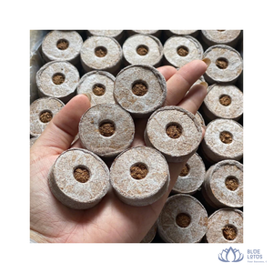 [BÉST SELLER] Bloque de Fibra de Coco Ecológico BLUE LOTUS FARM para Germinación de Semillas y Propagación de Raíces - Product Image 1