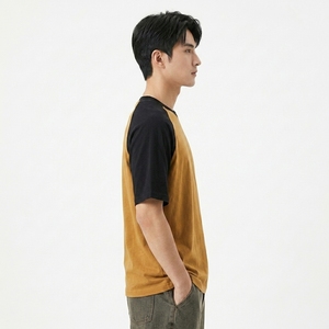 <b>Top</b> Sellers Wholesales Custom Color Block <b>Raglan</b> Sleeve 250g 100% Cotton Long Sleeve T-Shirts for Men Unisex Tshirt - Product Image 2