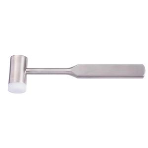 Marteau à os en acier inoxydable 240 mm 9,12 poignée lisse 500 g, instrument manuel de levage d'os durs Surgiright - Product Image 1