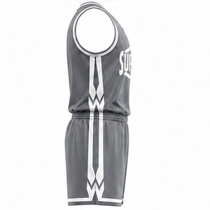 Ensemble de vêtements de sport pour équipe de basketball, avec tissu polyester de qualité supérieure, technologie d'évacuation de l'humidité et impression personnalisée vibrante - Product Image 6