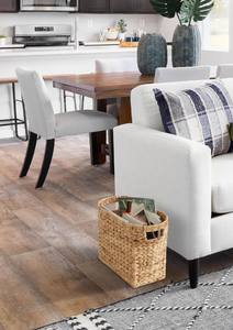 Paniers de rangement en jacinthe d'eau écologiques de haute qualité avec poignées pour vêtements, style rustique, multi-usages, chambre à coucher, salon - Product Image 6